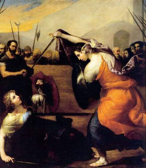 Хосе де Рибера. Женская дуэль, 1636