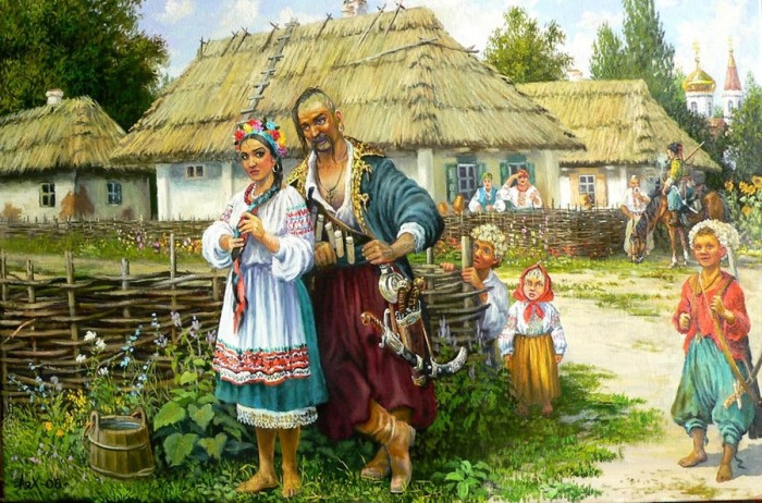 «Из жизни казачьей станицы». Автор: Андрей Лях. Кому из казаков разрешалось носить длинные чубы, и для чего они были нужны бесстрашным воинам