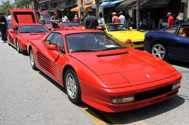 Слет обладателей автомобилей Ferrari в Колорадо (61 фото)