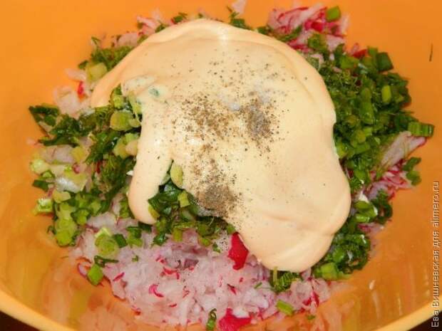 Мясной салат