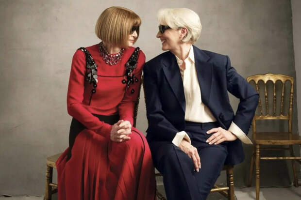 Анна Винтур и Мерил Стрип появились на обложке Vogue