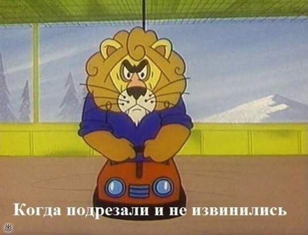 Автомобильные весёлые картинки 1