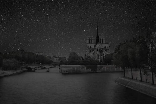 Ночные города без электричества в фотографиях Тьерри Коэна