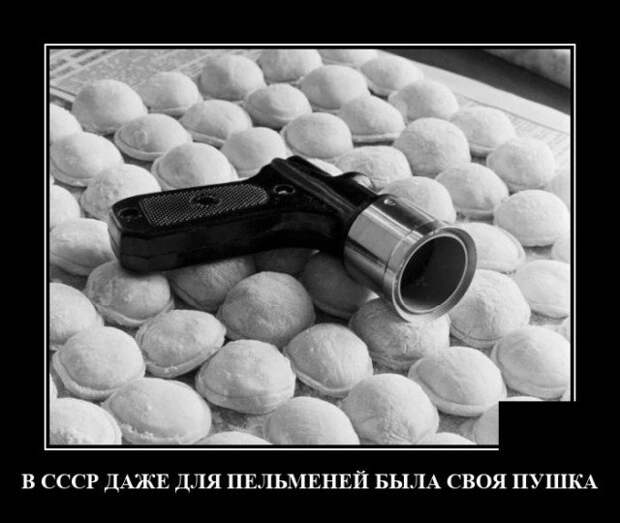 Демотиватор про пельмени в СССР