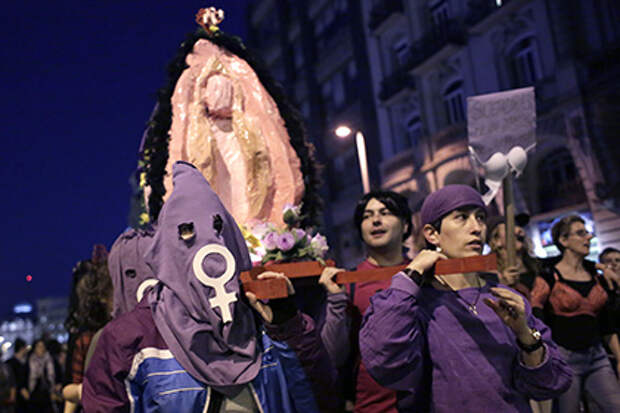 Акция в Мадриде, март 2014 года