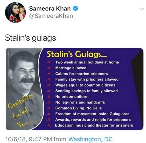 Журналистка RT оправдала в твиттере сталинские ГУЛАГи. Гнев юзеров был так силён, что её не спасли извинения