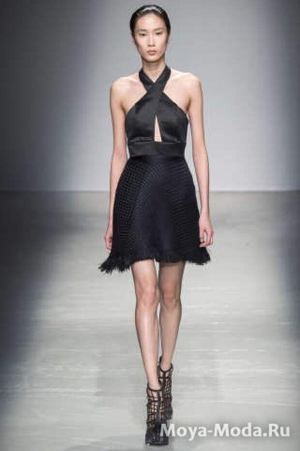Модные коктейльные платья осень-зима 2015-2016-iris van herpen