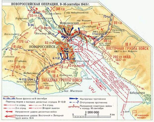 Новороссийск 1943г. Почему Вермахту стало страшно?