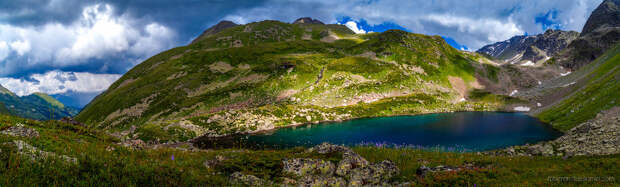 Озеро Семицветное на Кавказе Озеро Семицветное на Кавказе