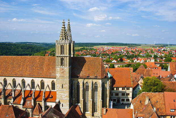 Rothenburg. Сказка о цветочном городе с красными крышами