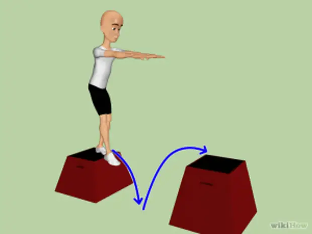 Упражнения плиометрическая тумба