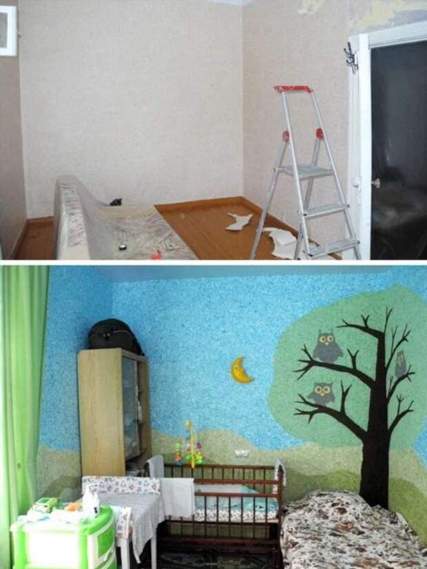 Детские комнаты руками родителей