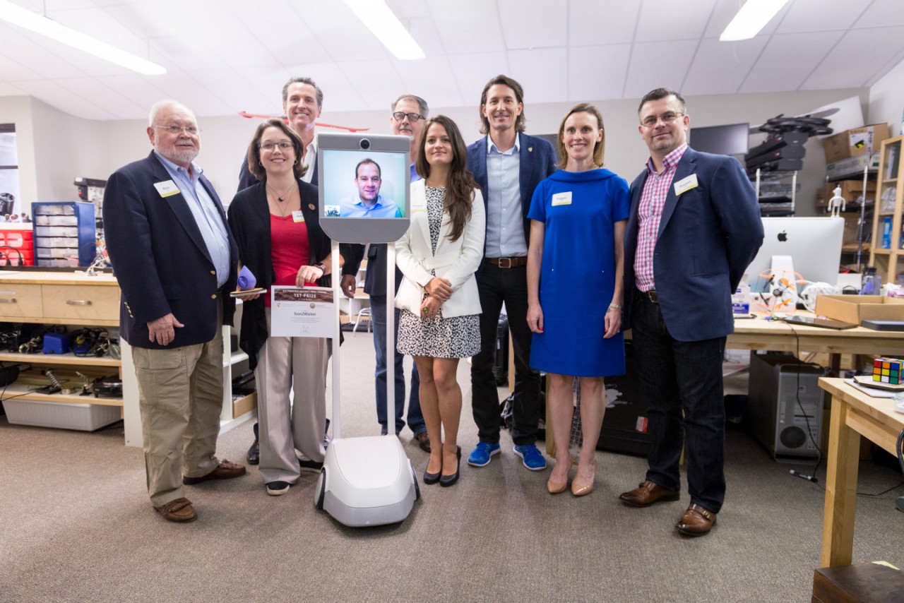 The 2015 Singularity University Impact Challenge winners.