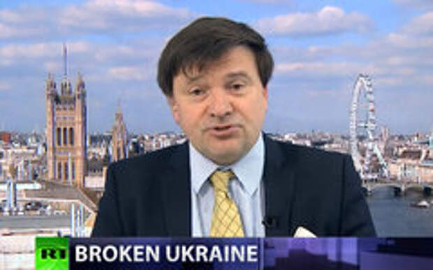 Нил Кларк. Кадр телеканала Russia Today Нил Кларк. Кадр телеканала Russia Today
