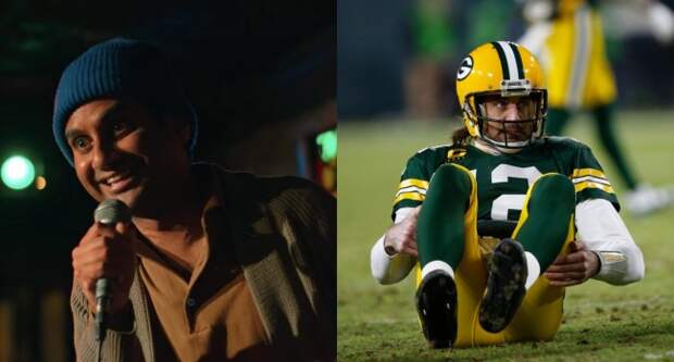 Aziz Ansari Roasts Aaron Rodgers In New Netflix Special