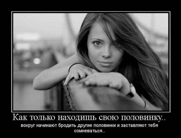 Не можешь найти свою половинку — найди две четвертинки! Не можешь найти свою половинку — найди две четвертинки!