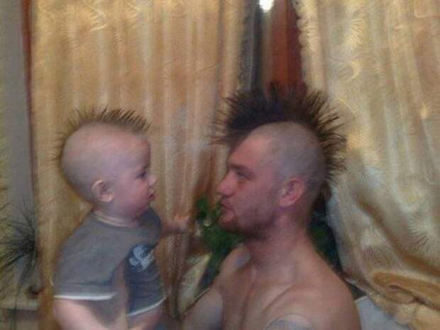 Яблоко от яблони… (22 фото)