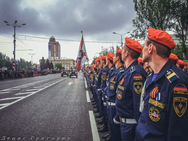 Парад победы в Донецке 9.05.2015.  день победы, донбасс, новоросия