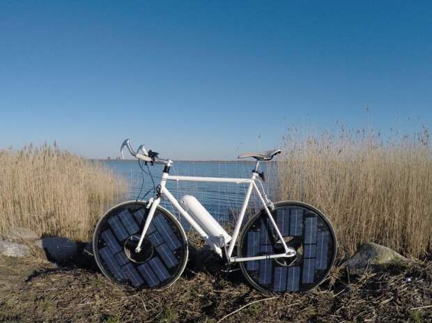 Гибридный велосипед Solarbike на солнечных батареях (6 фото + видео)