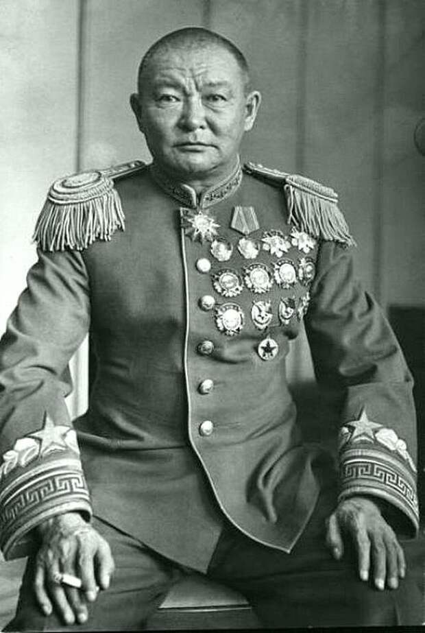 2. Лидер Монголии маршал Х.Чойбалсан. вторая мировая война, история, фотография