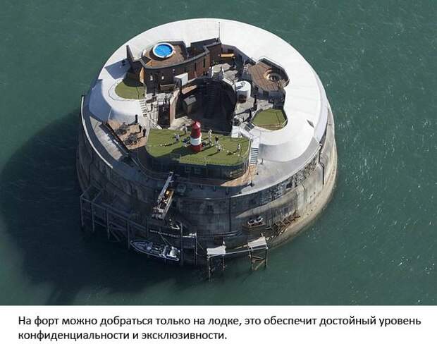 Spitbank Fort — отель посреди моря в Британии отель, факты