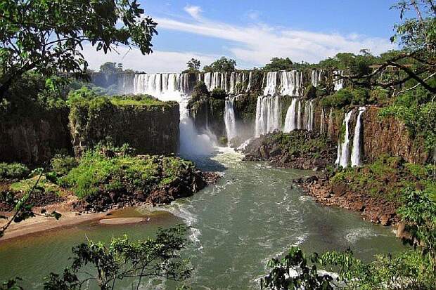 4 Водопад Игуасу, Бразилия водопад, красивые места, природа, самые красивые водопады