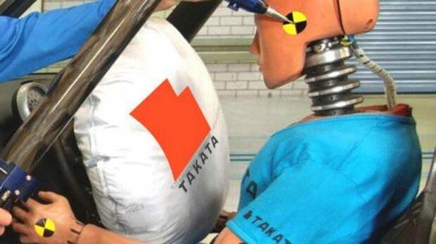 Подушка безопасности Takata на тестах