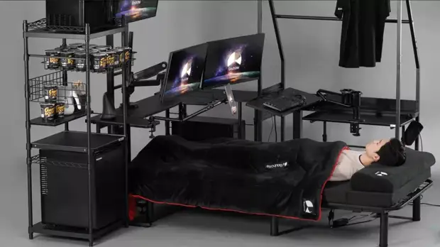 Выпущена кровать для геймеров