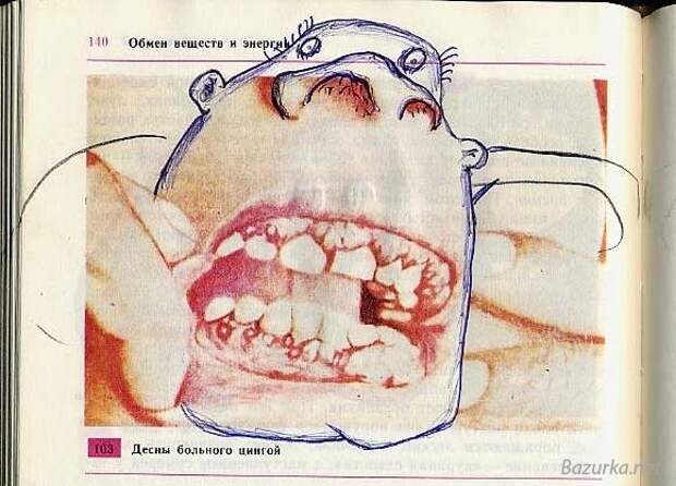 Сумасшедшие рисунки в учебниках