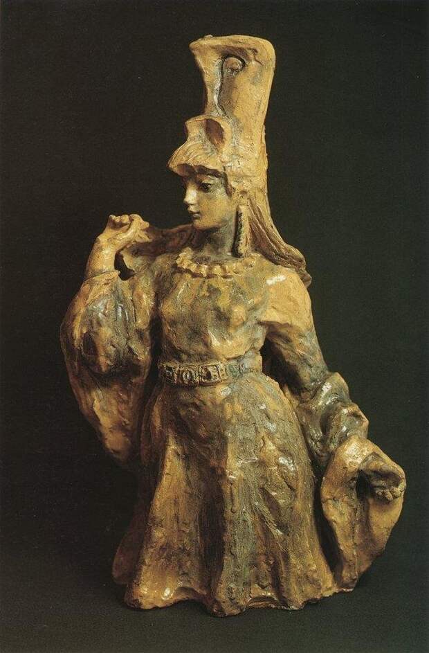 Волхова. Статуэтка. 1899- начало 1900-х Врубель, биография, великие имена, искусство, картины, керамика, творчество, художник