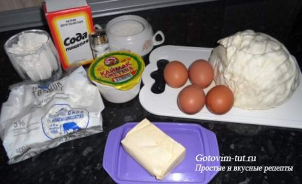 Нежный пирог с капустой Нежный пирог с капустой