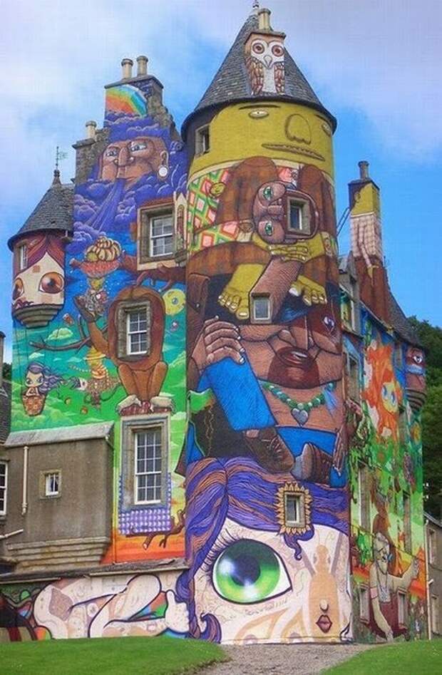 Замок графитти в Шотландии (16 фотографий), photo:7