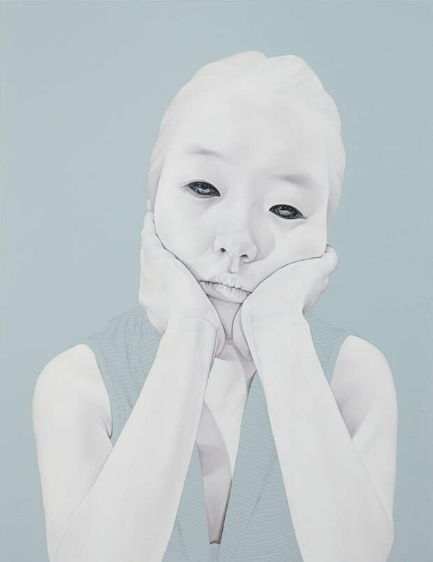 Грустные люди в картинах Sungsoo Kim Грустные люди в картинах Sungsoo Kim