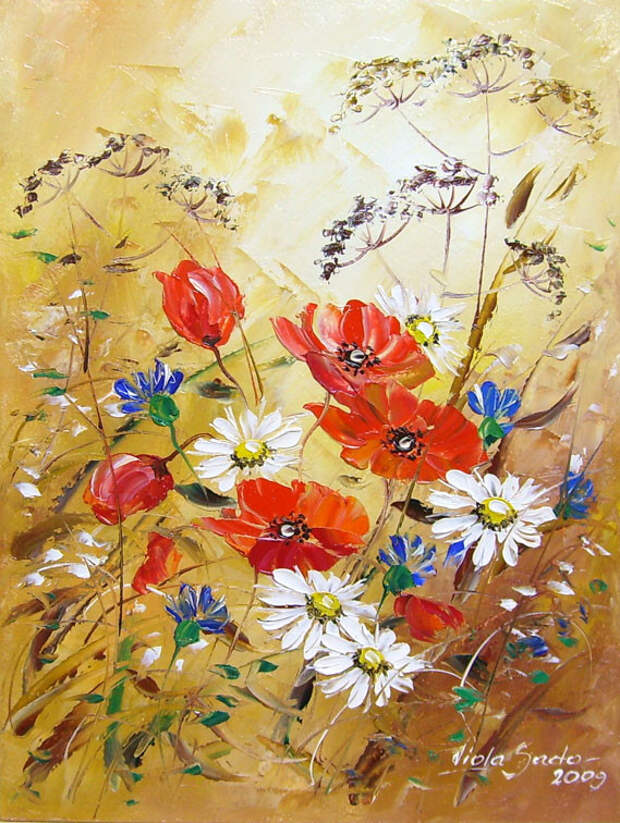 И пусть цветут сады сердец любимых наших. Польская художница Viola Sado