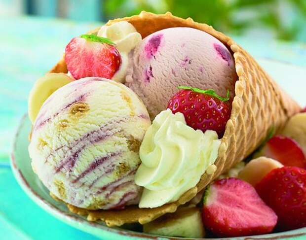 Аппетитные фруктовые десерты (27 фото)