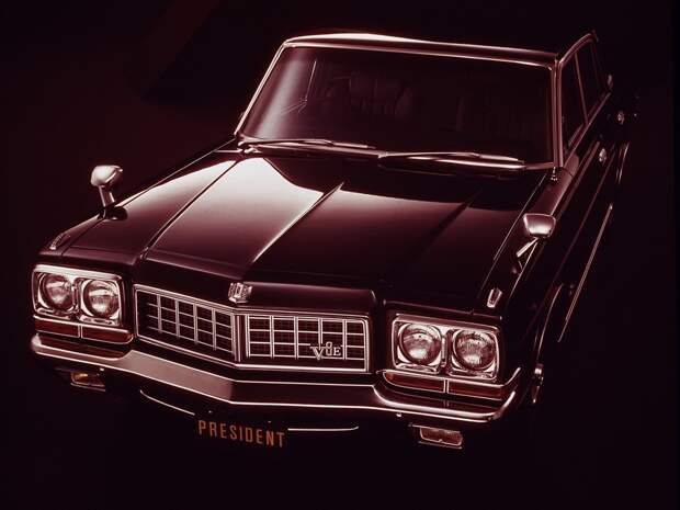 Его величество Nissan President V8 nissan, president, авто, редкие автомобили