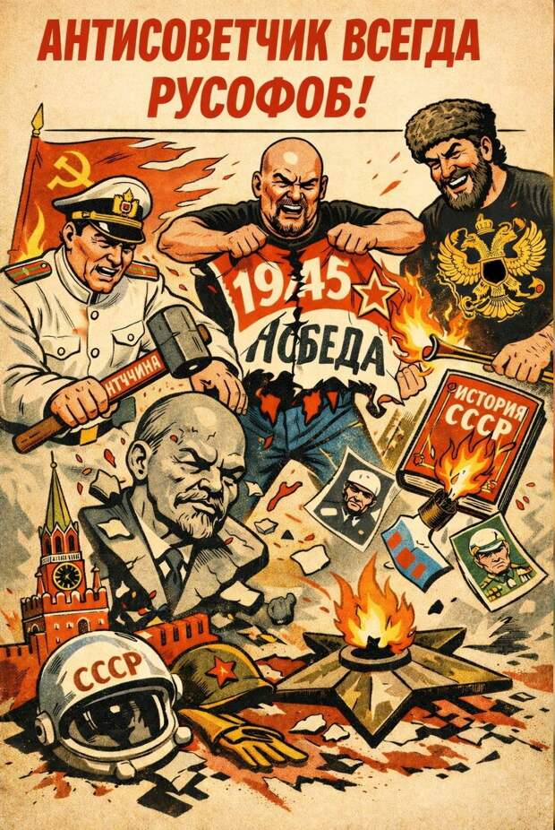 Когда антисоветчик надевает патриотический мундир