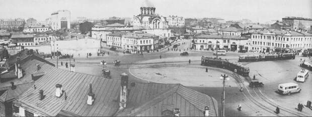 Калужская площадь. Фото 1971 года интересное, москва, старые фото, фото