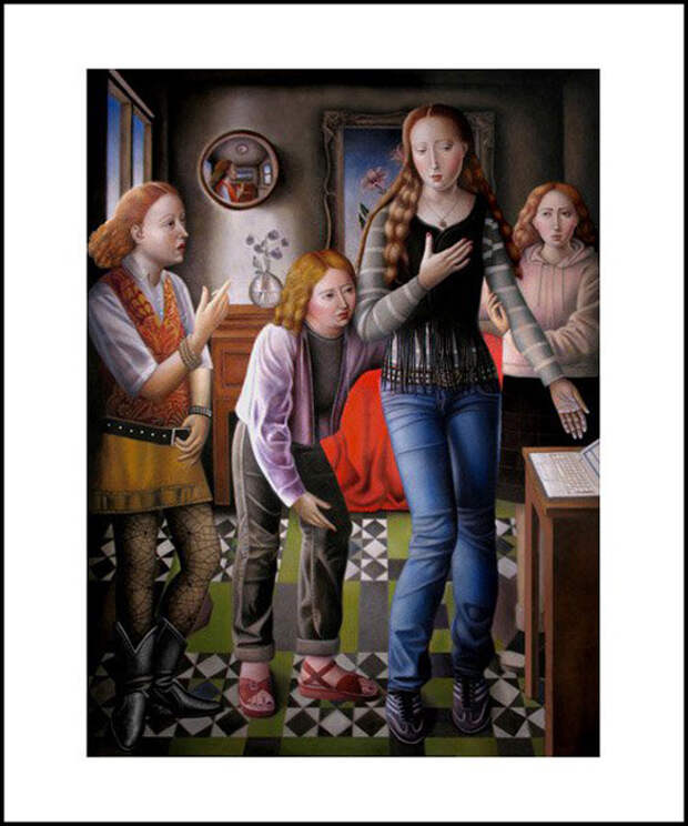 Картины маслом по дереву. Автор: Amy Hill. Картины маслом по дереву. Автор: Amy Hill.