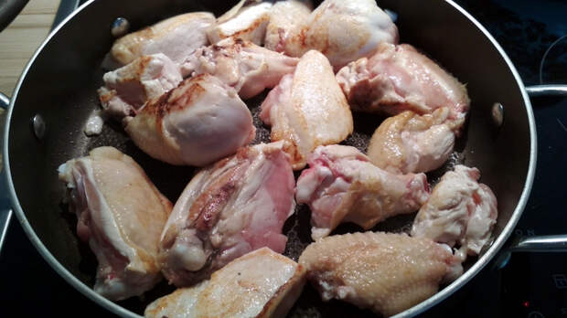 Гедлибже - курица в сметанном соусе. Курица, Гедлибже, Соус, Национальная кухня, Длиннопост, Кулинария, Рецепт