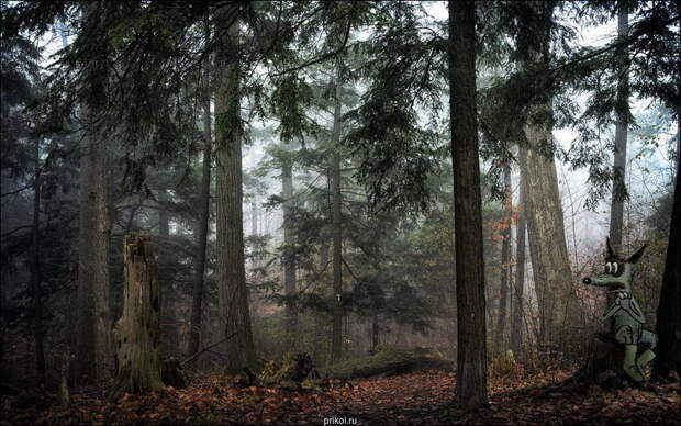 Мультяшки среди нас фотоколлаж, юмор