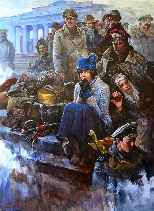 Художник Андрей Ромасюков. Белый исход