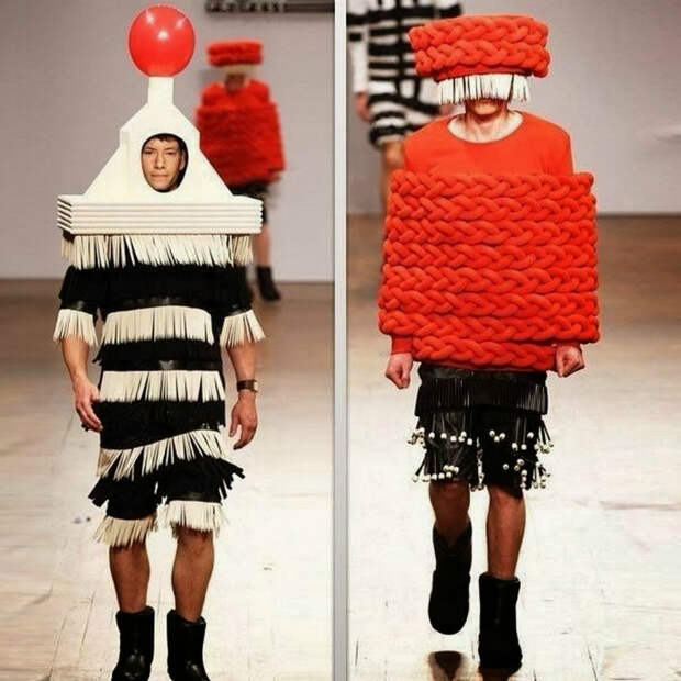 Эпатажные костюмы для мужчин.