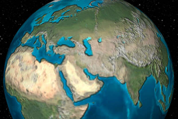 Изменения Земли за 100 миллионов лет за 3 минуты: видео