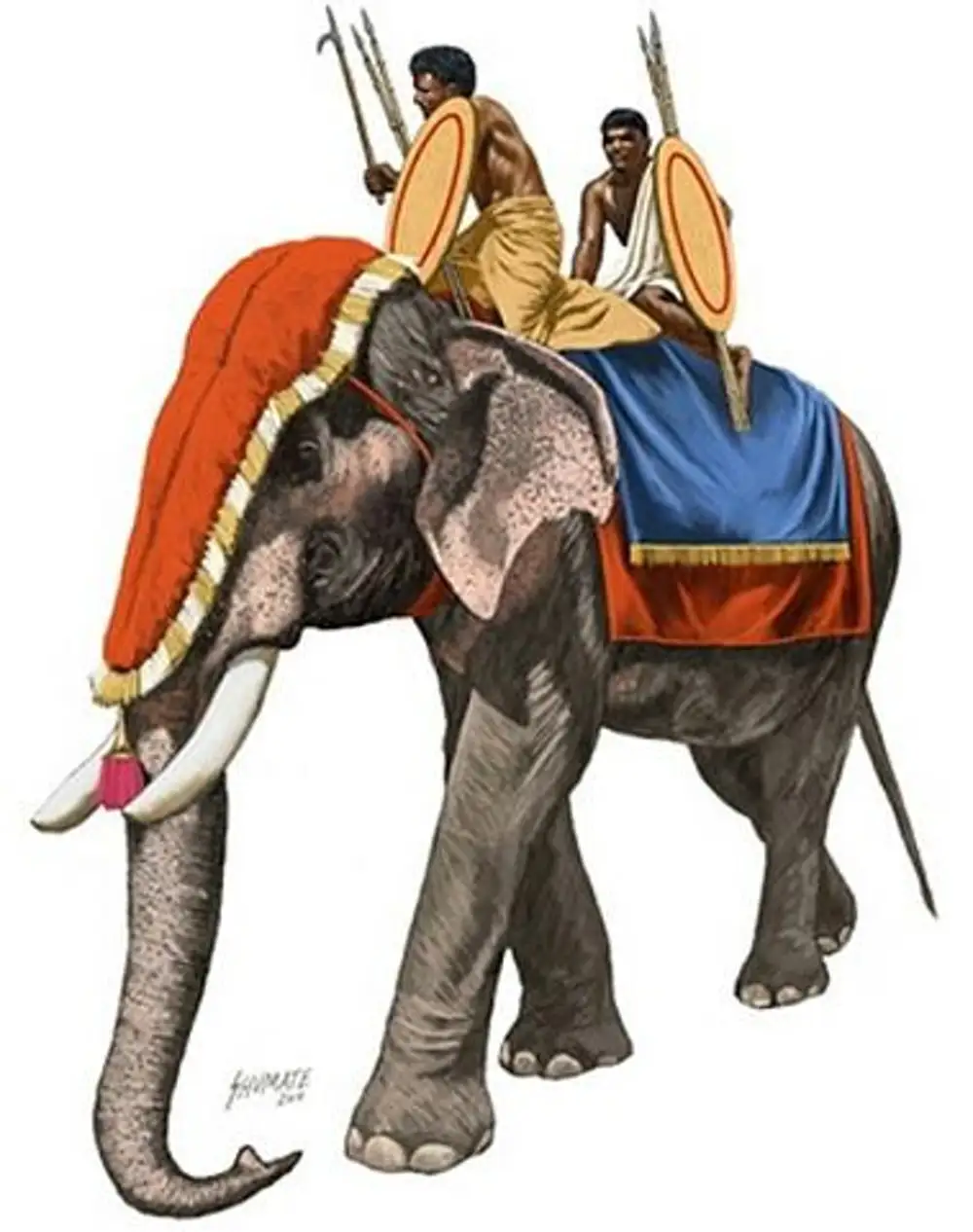 Слон боевой в древней Индии