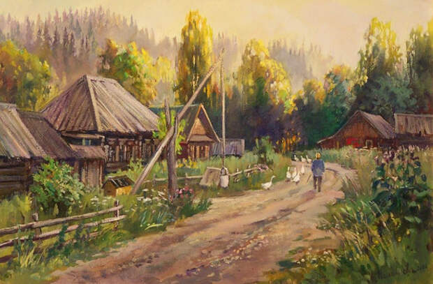 "Село Чусовое" -одиннадцать авторов одной картины.