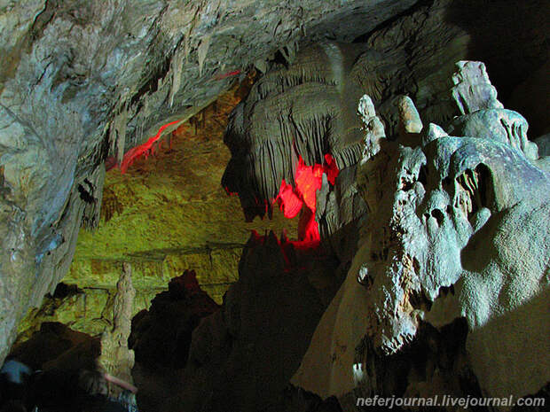 Новоафонская пещера в Абхазии Чудеса природы
