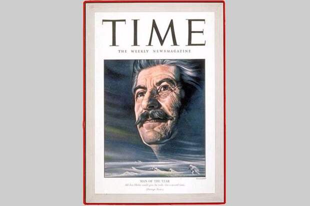 Иосиф Сталин на обложке журнала Time, 1943 год.