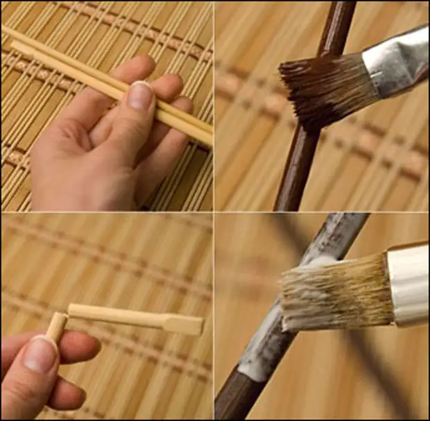 Как сделать из палочек для суши палочки для волос