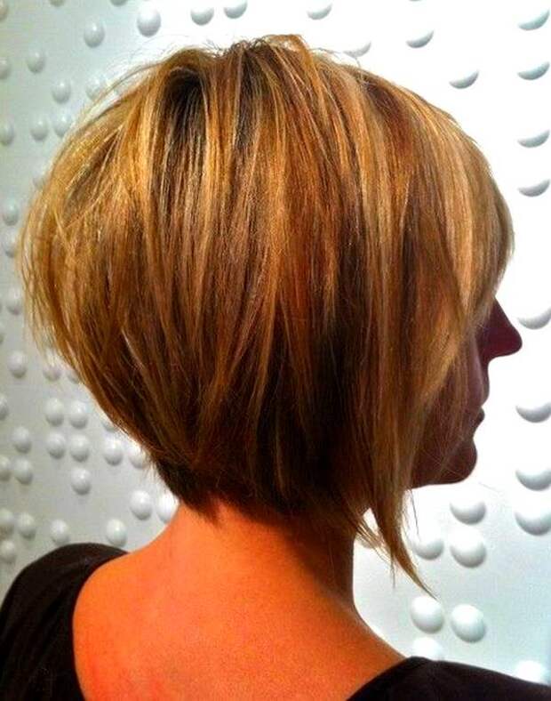 Cut the back of the bob